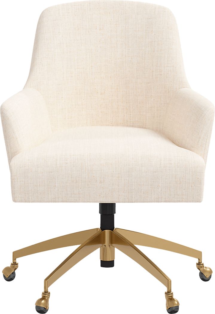 Dewstreet Beige Desk Chair