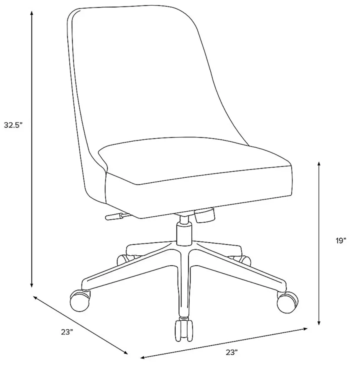 Artlane Gray Desk Chair