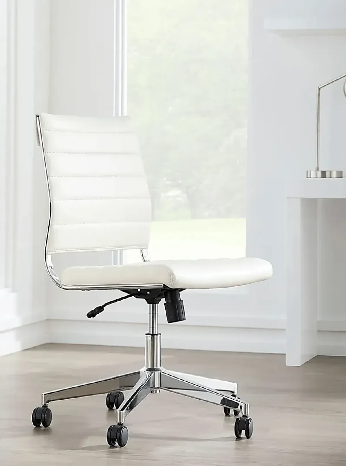 Coffeetree II White Office Chair