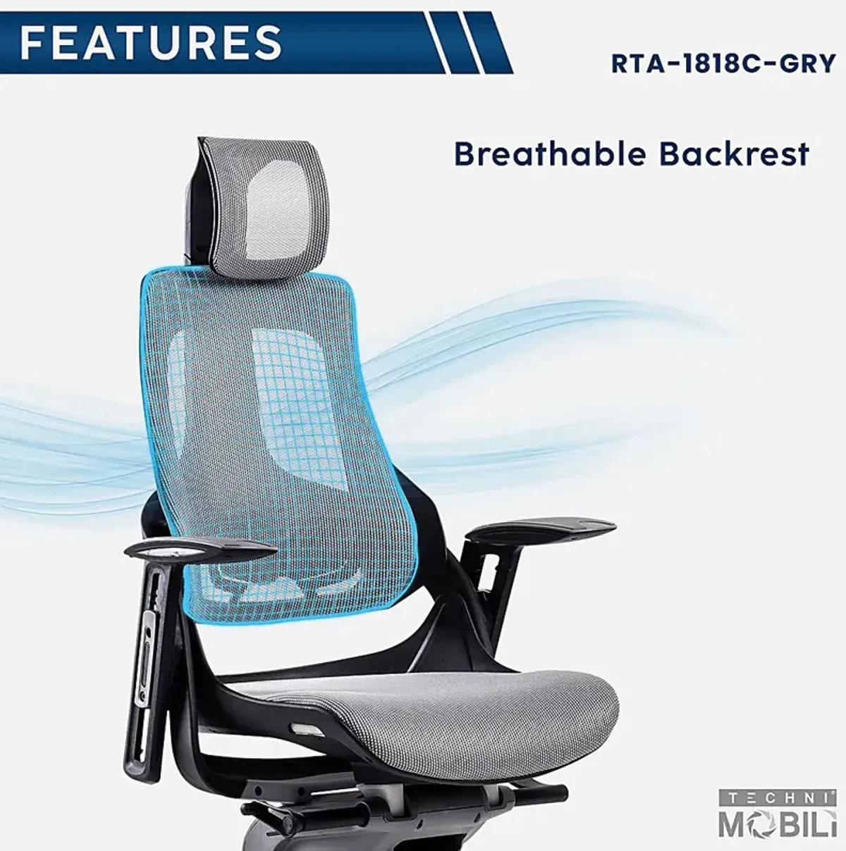 Ambona Gray Office Chair