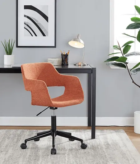 Triece Orange Desk Chair