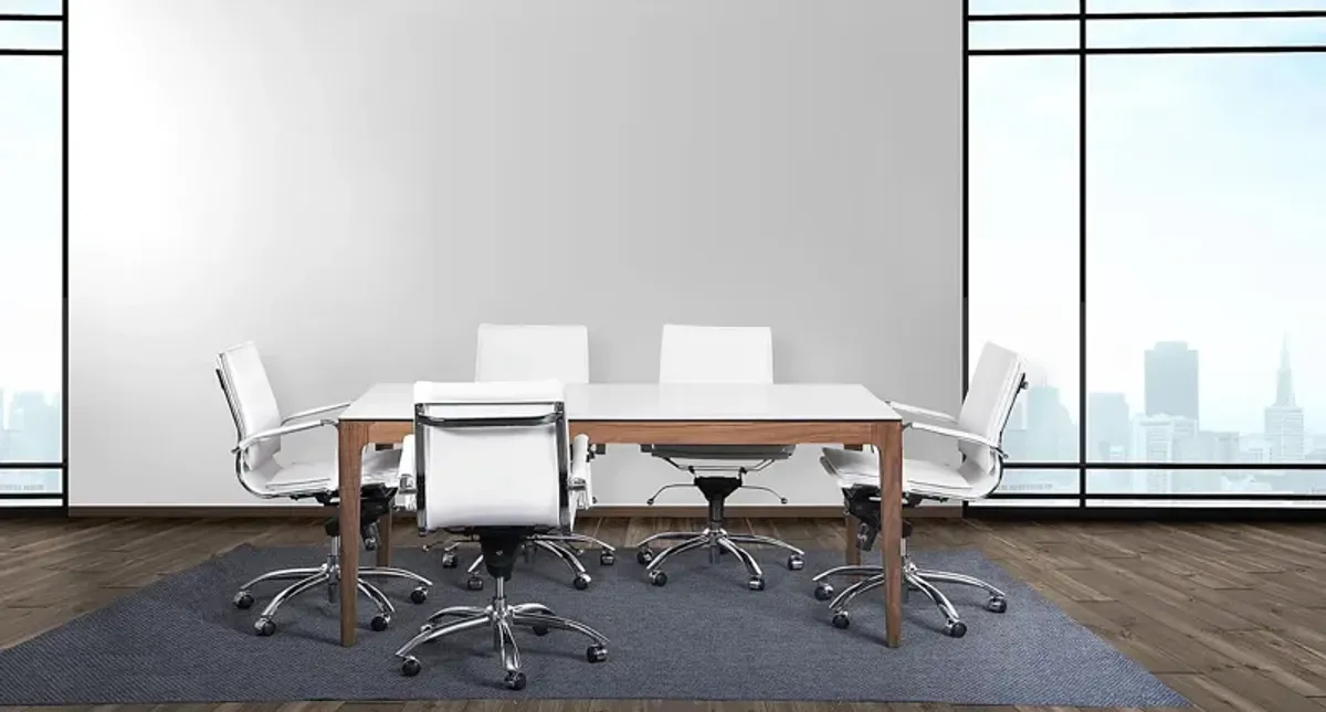 Furnberg White Office Chair