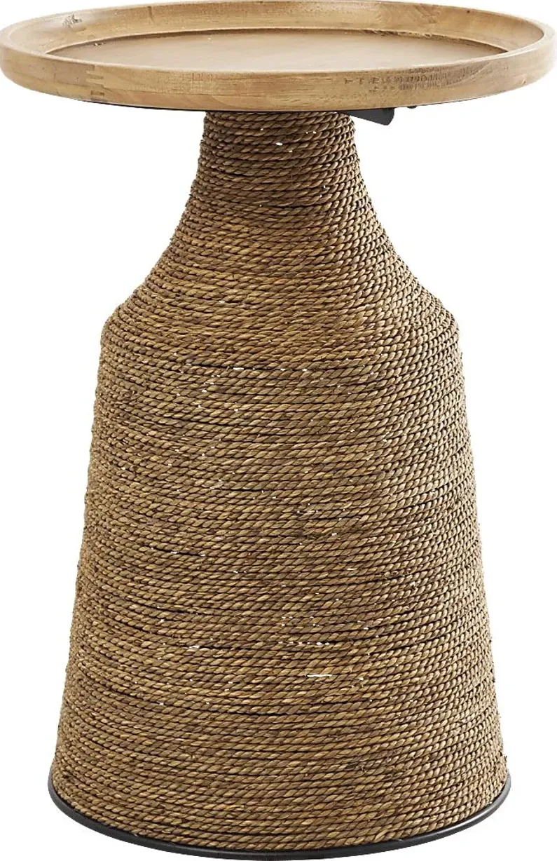 Lahaso Brown Accent Table