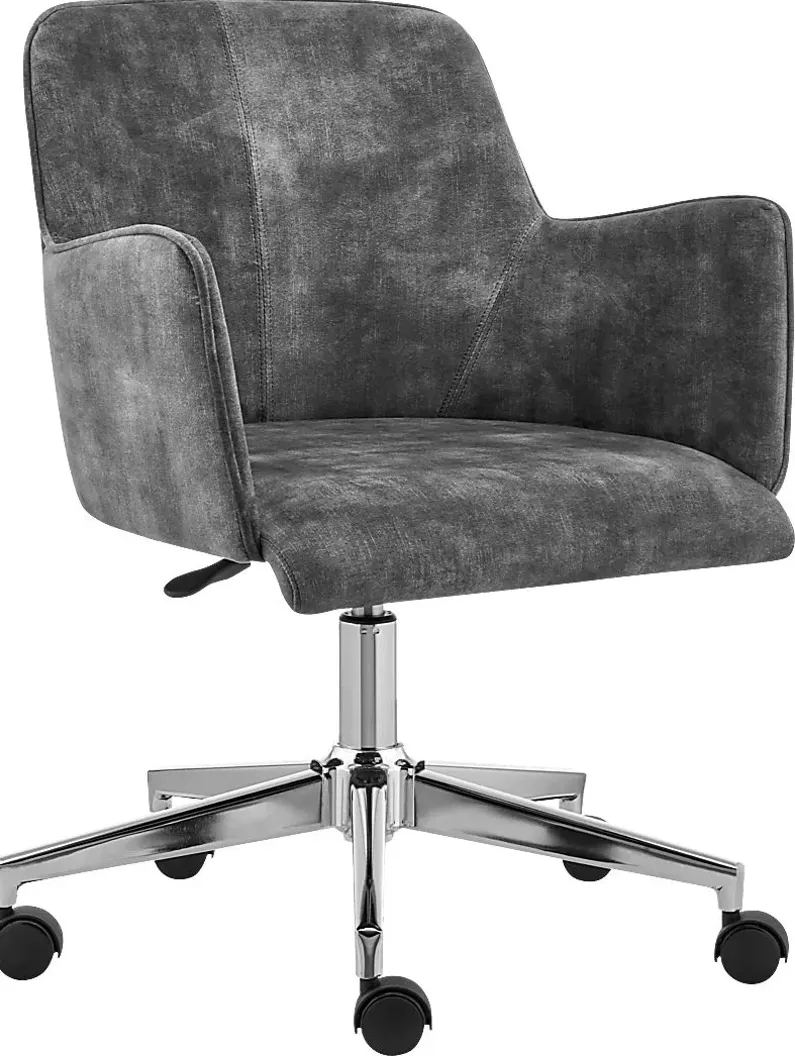 Babineaux II Gray Office Chair