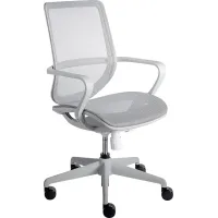 Hilliebrandt Gray Office Chair