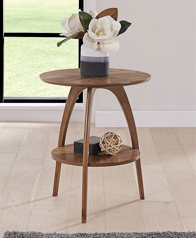 Kimba Brown End Table