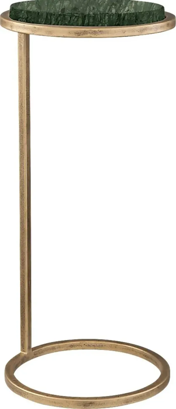 Thela Gold Accent Table