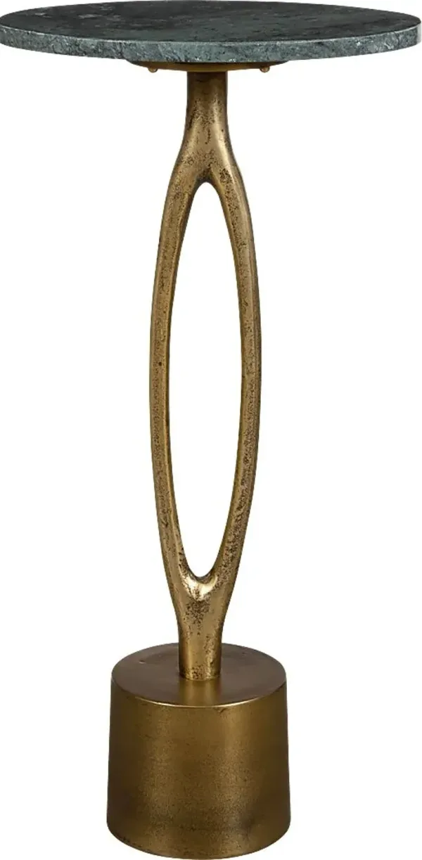 Vukani Brass Accent Table