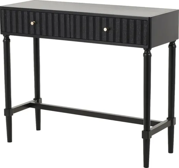 Vyto Black Console Table