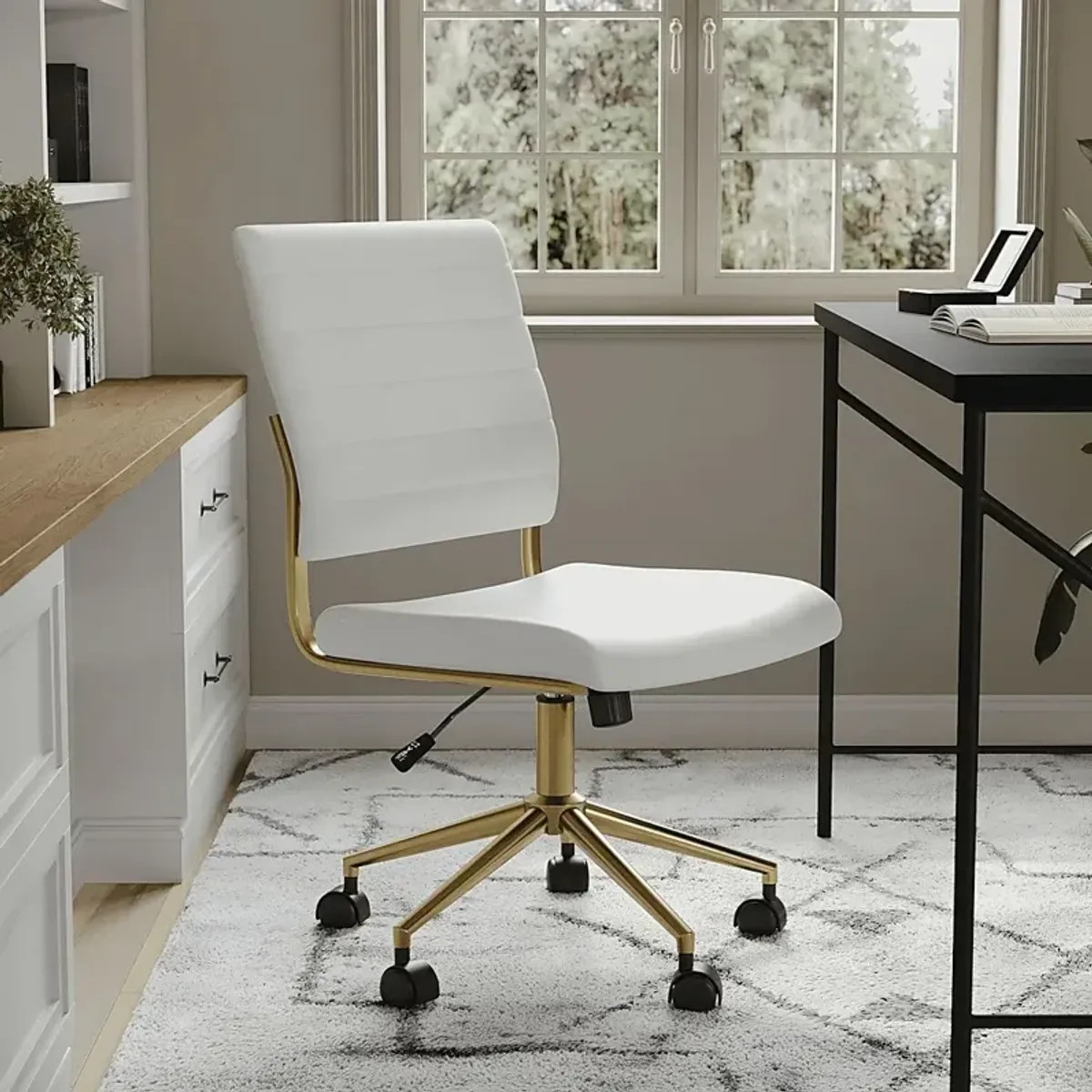 Zubicek White Office Chair