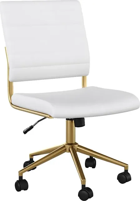 Zubicek White Office Chair