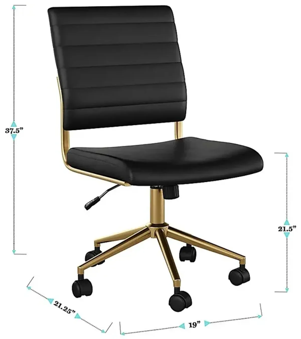 Zubicek Black Office Chair