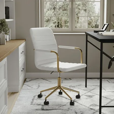 Bedons White Office Chair