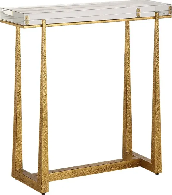 Rasha Gold Accent Table