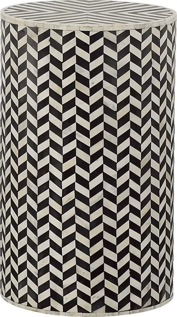 Standish Black Accent Table