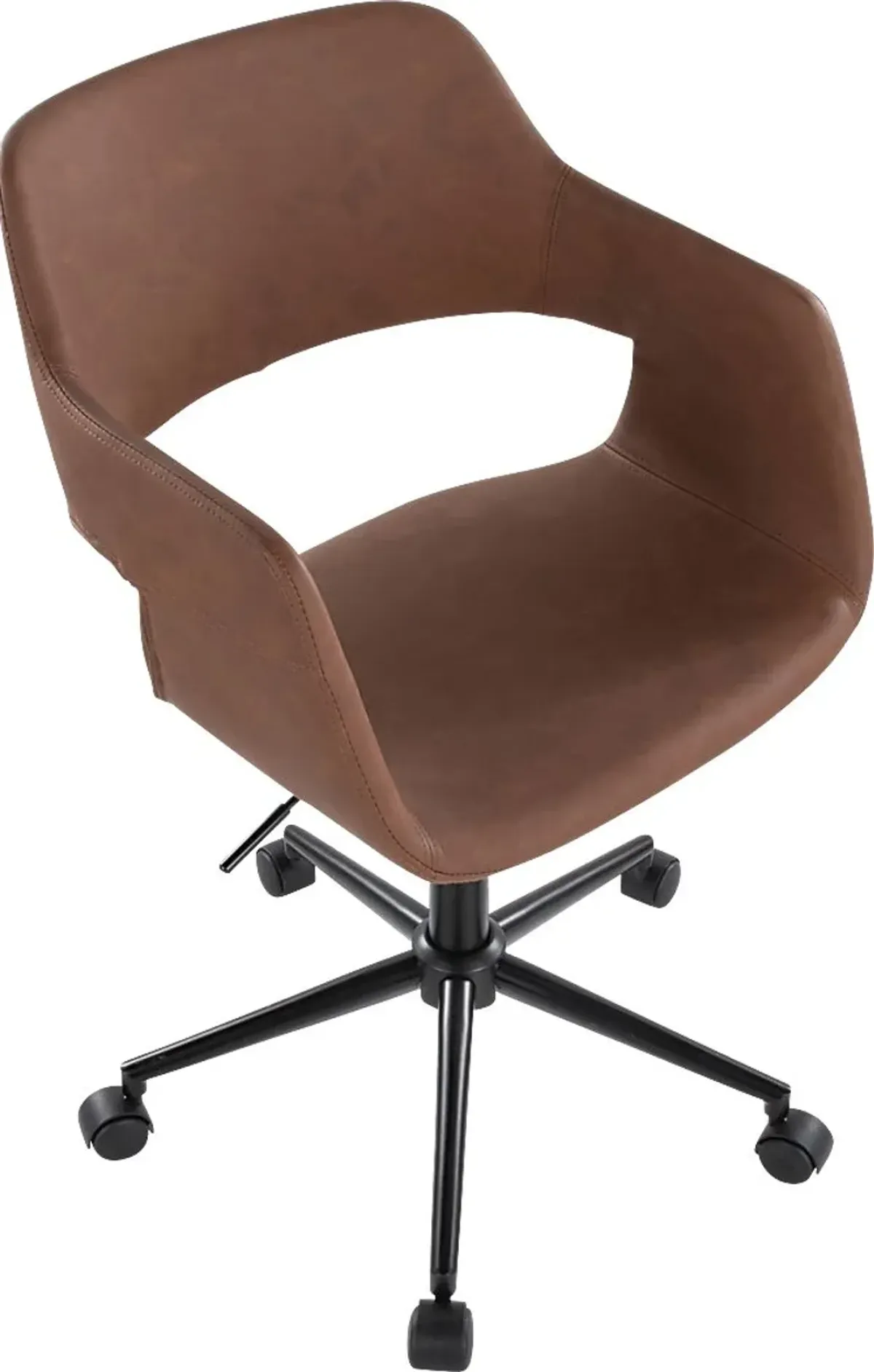 Whisp II Brown Desk Chair