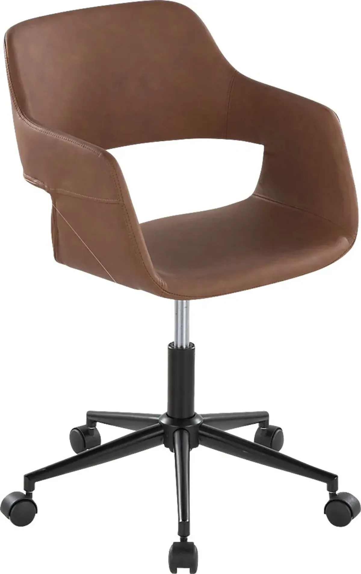 Whisp II Brown Desk Chair