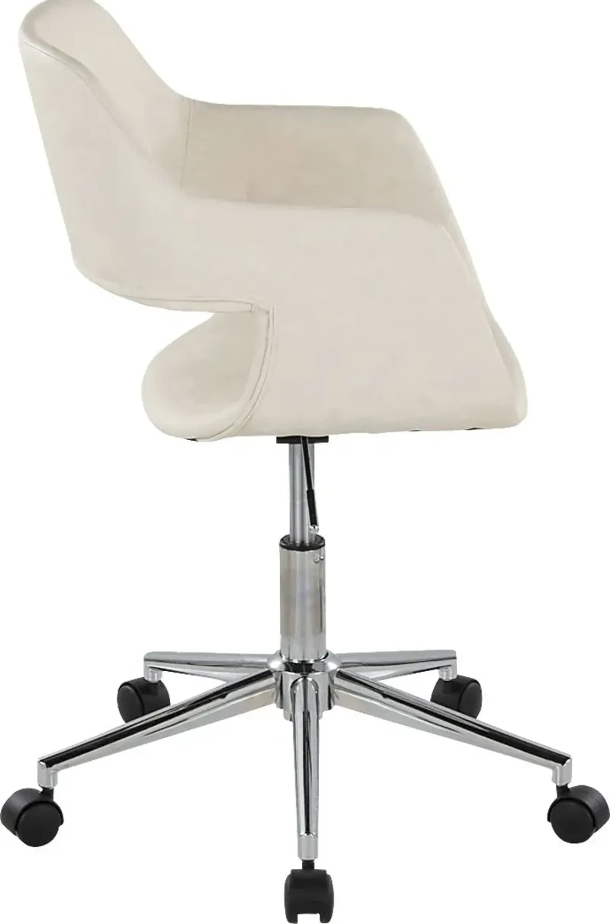 Whisp Iii Cream Desk Chair Rooms To Go | Furniture.com