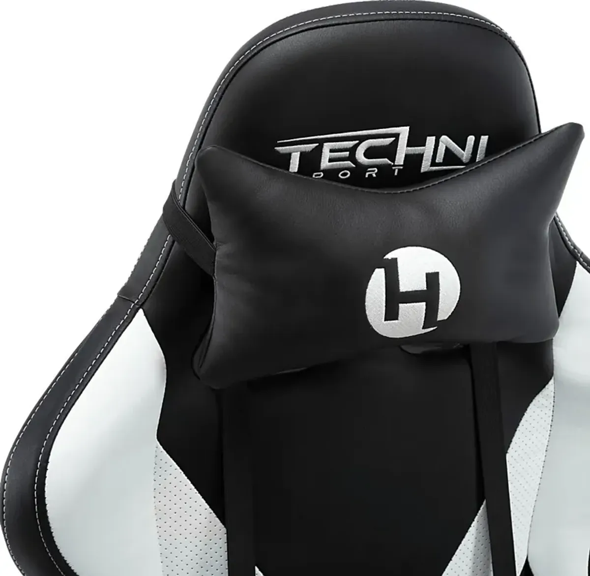 Trendiac White/Black PC Gaming Chair