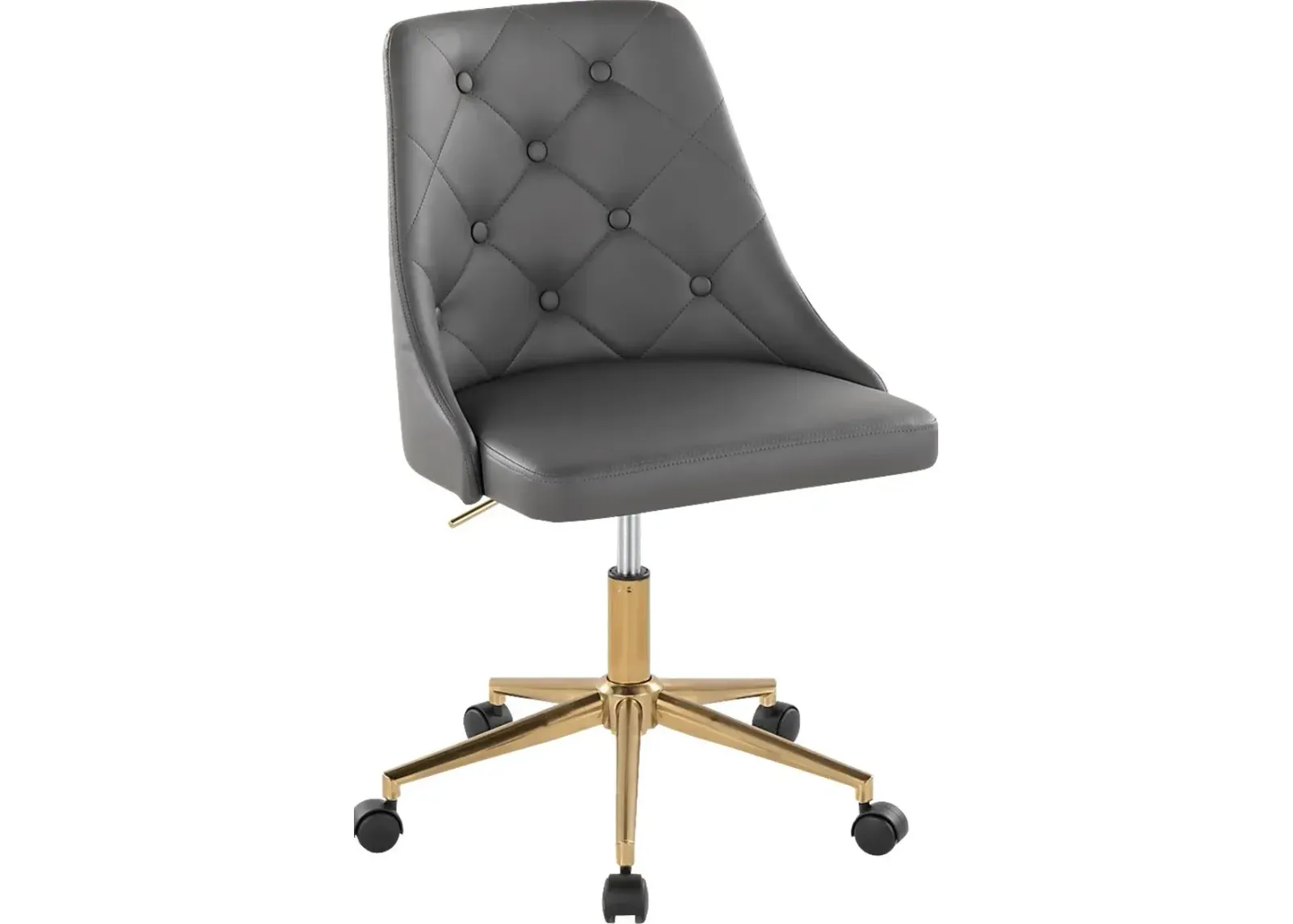 Maebeth I Gray Office Chair