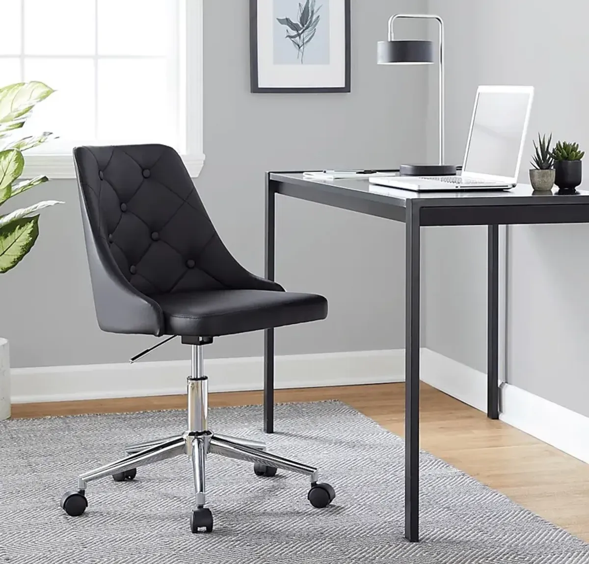 Maebeth II Black Office Chair