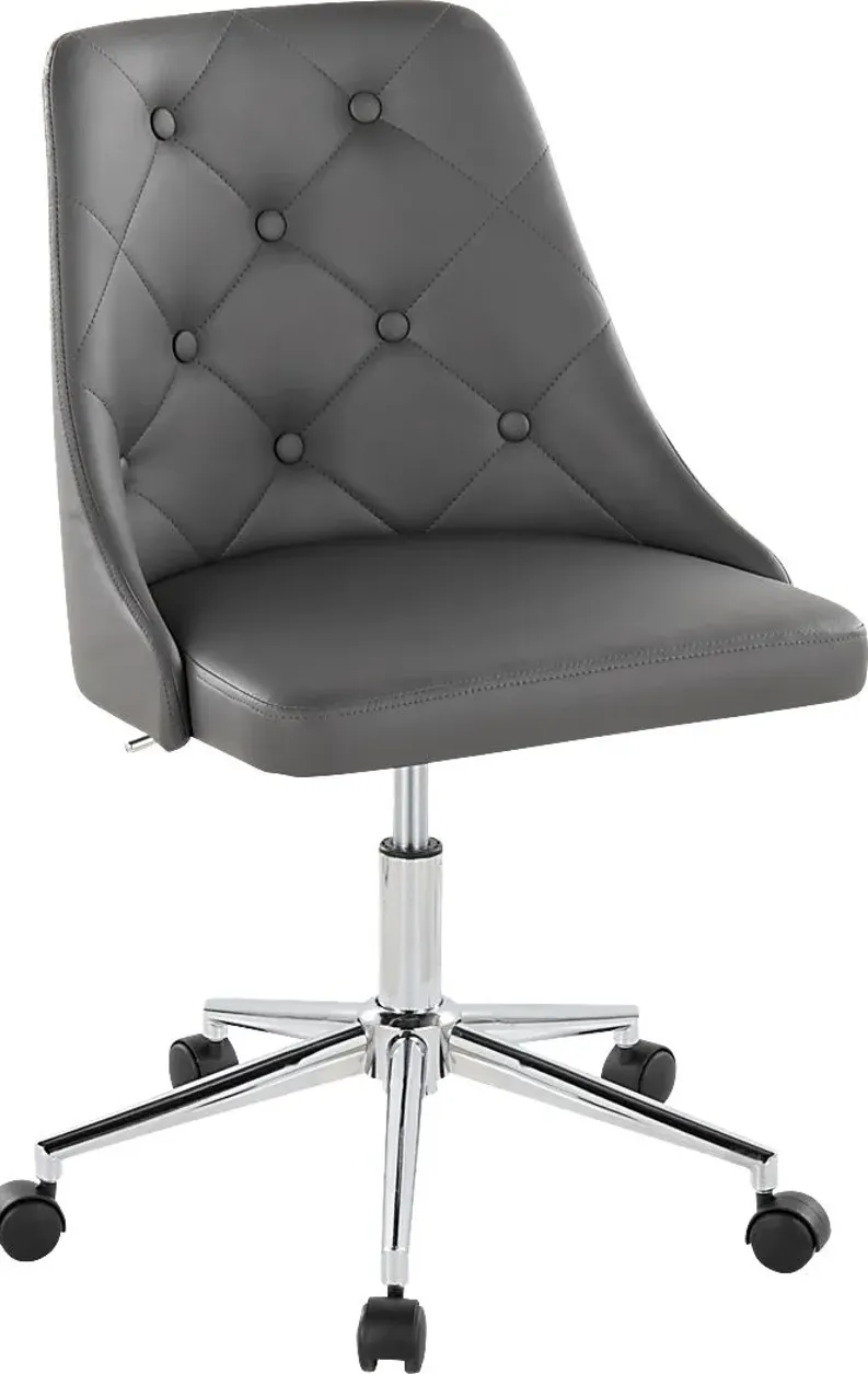 Maebeth II Gray Office Chair