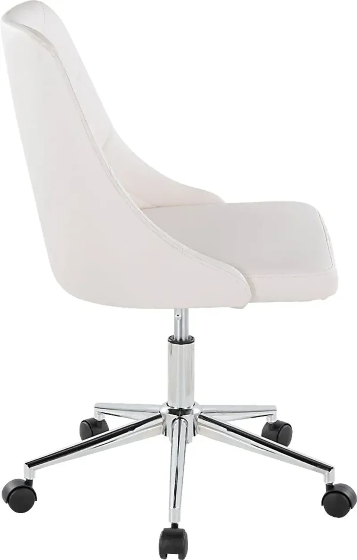 Maebeth II White Office Chair