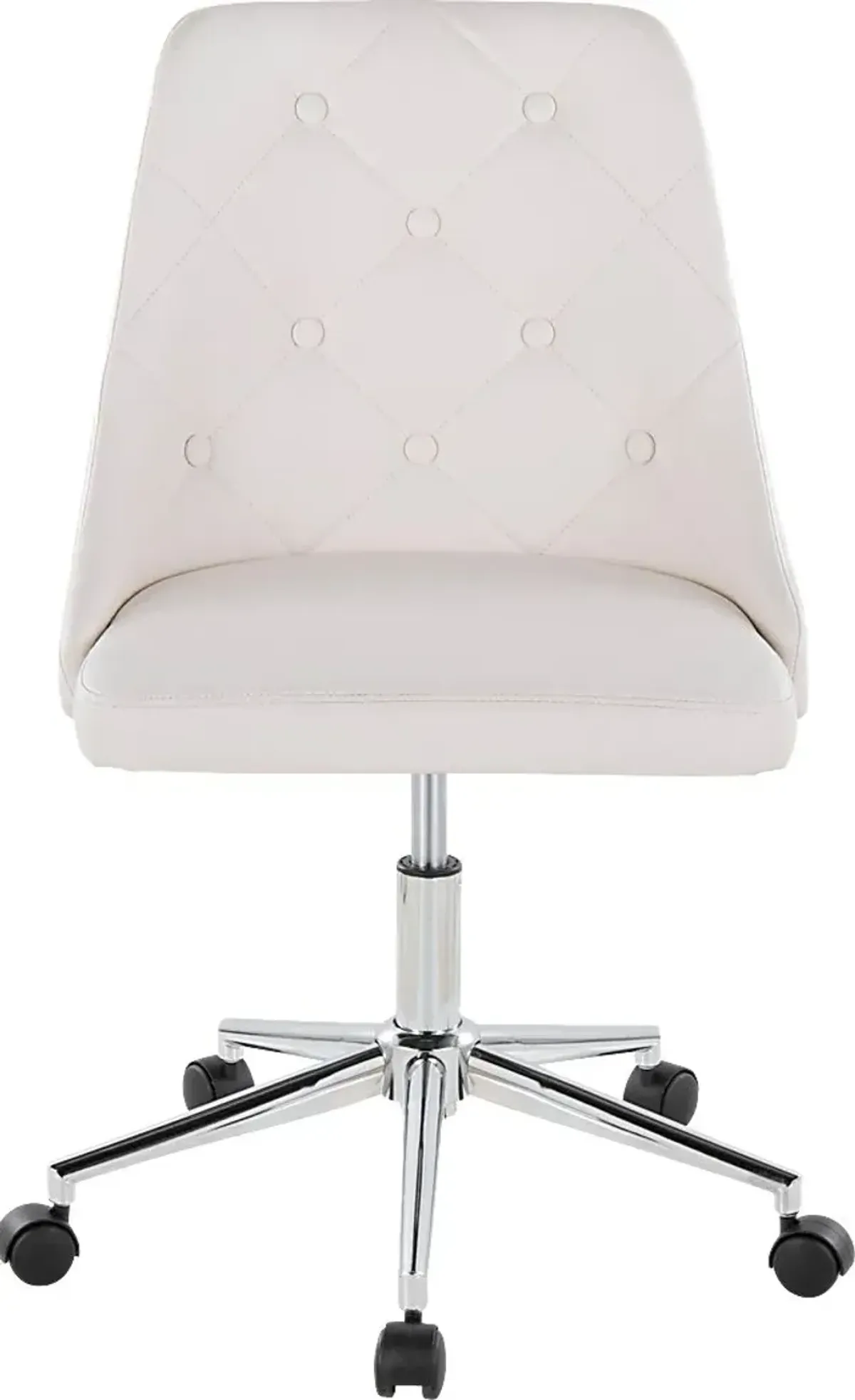 Maebeth II White Office Chair