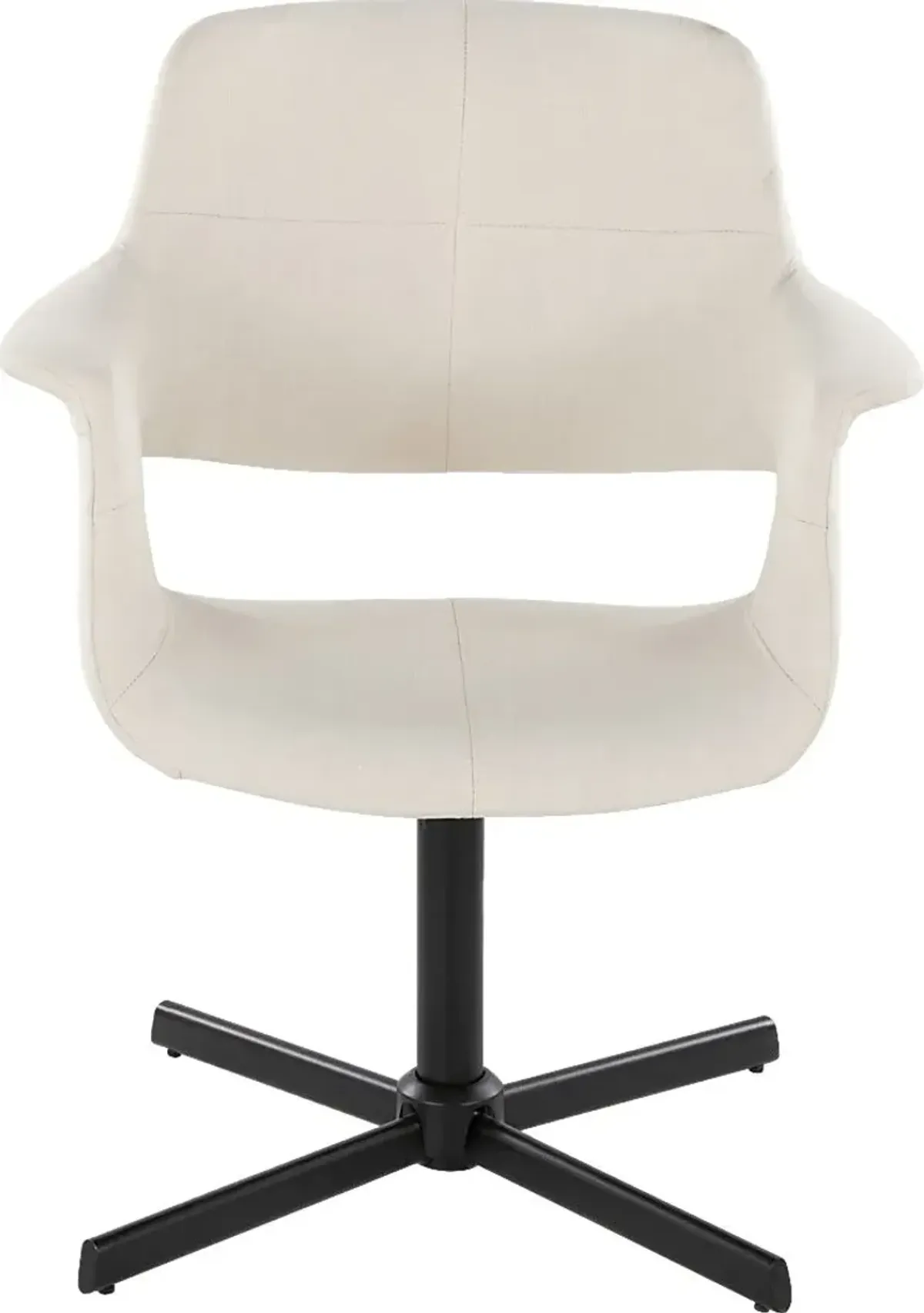 Donneita Cream Swivel Accent Chair