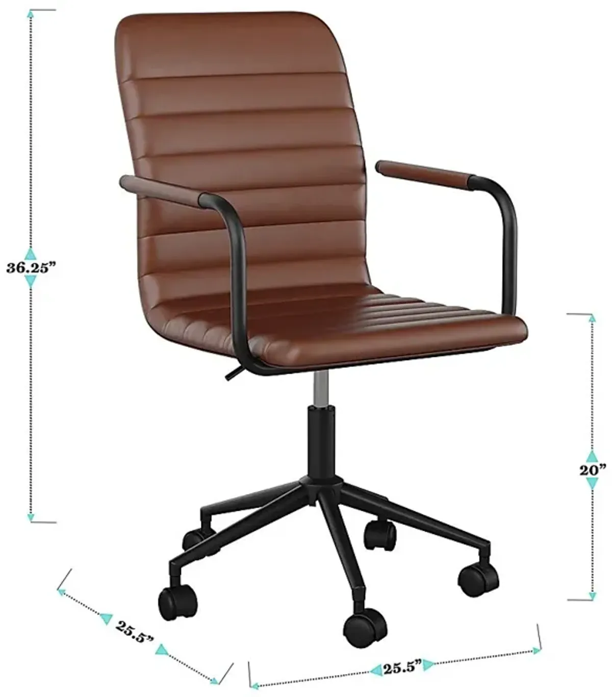 Jalowy Brown Office Chair