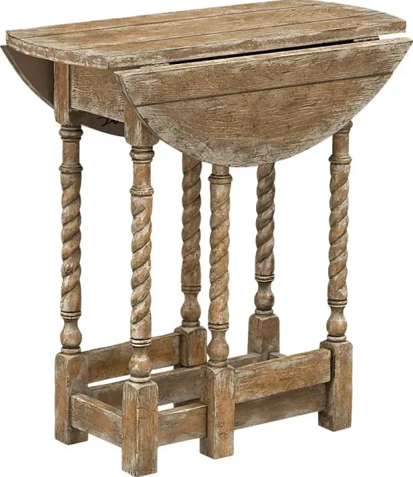 Yandall Brown Accent Table