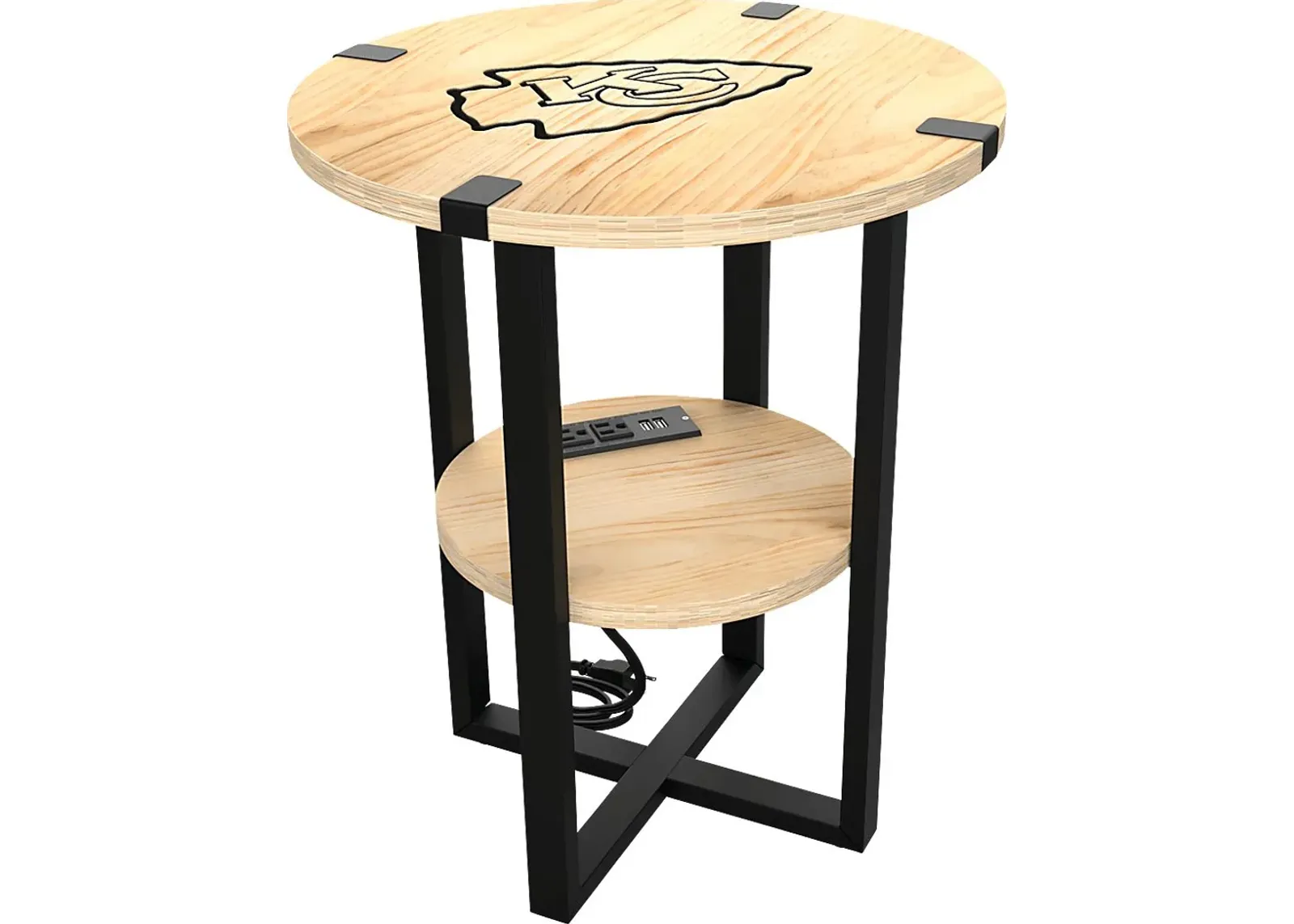 Kansas City Chiefs Side Table