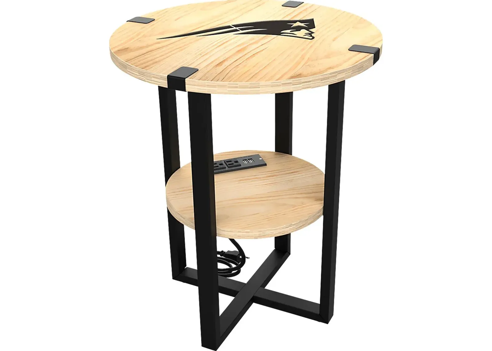 New England Patriots Side Table