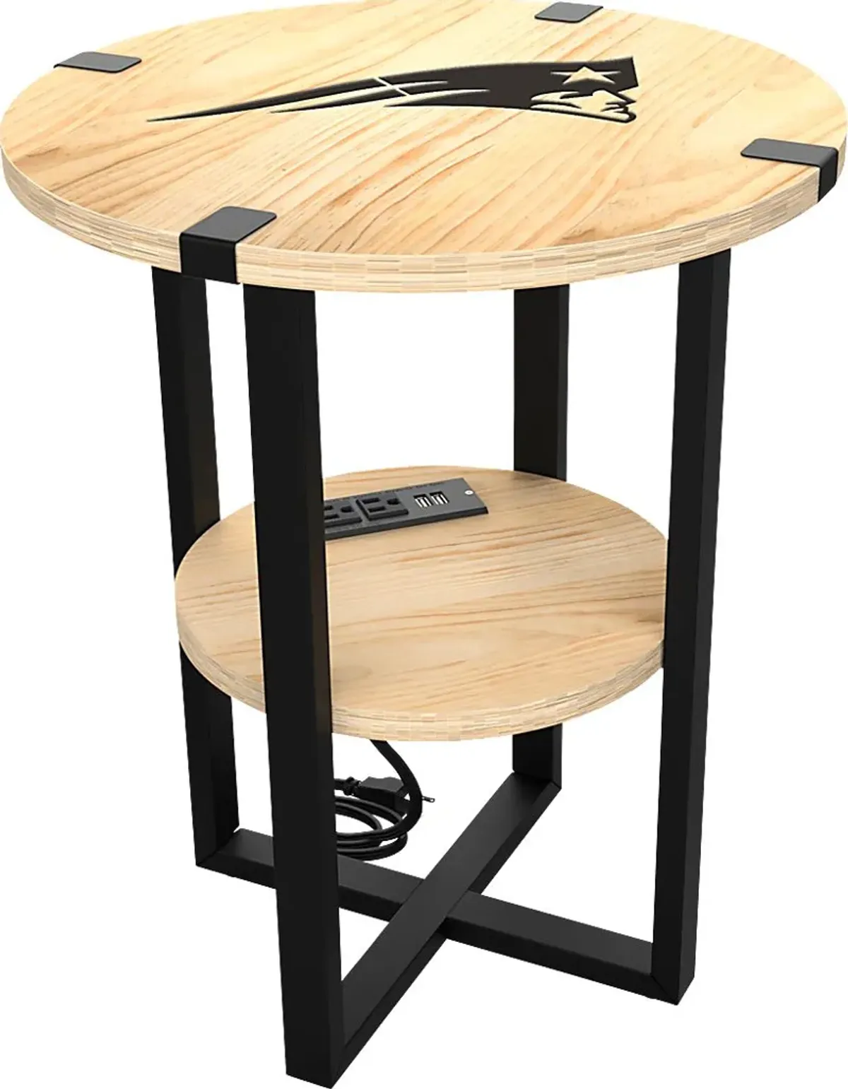 New England Patriots Side Table