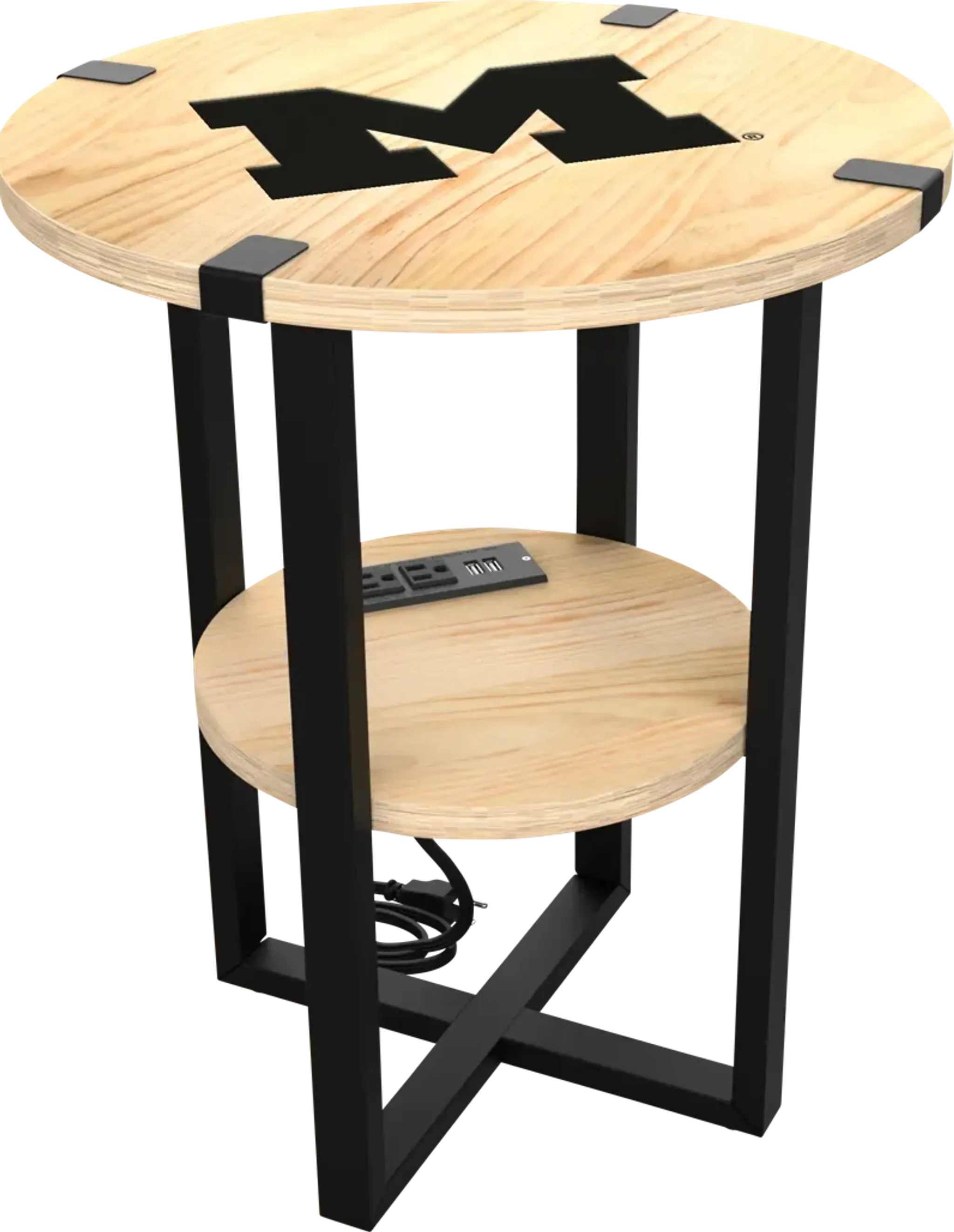 University of Michigan Side Table | Furniture.com