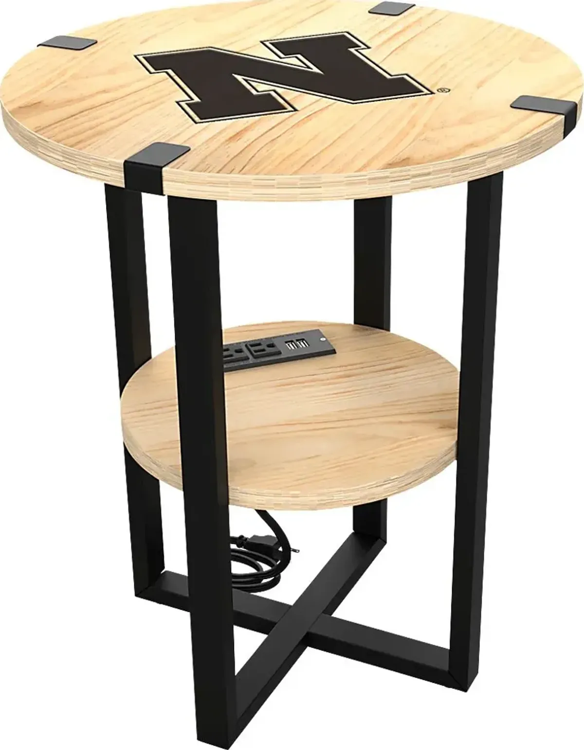 University of Nebraska Side Table