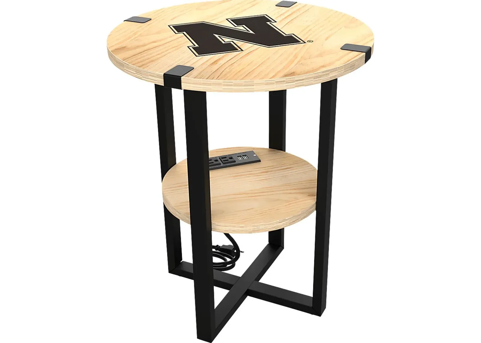 University of Nebraska Side Table