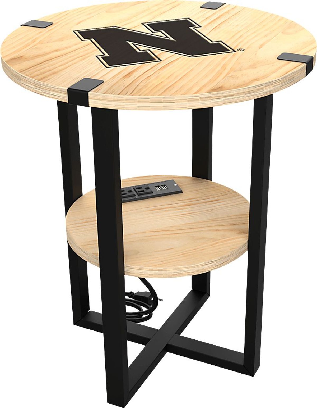 University of Nebraska Side Table