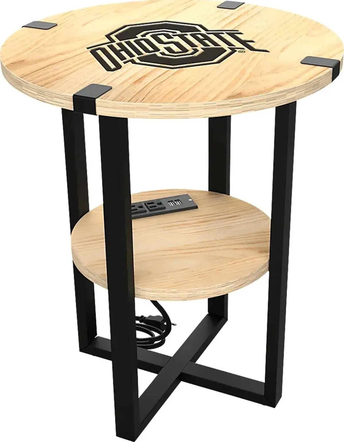Ohio State Side Table