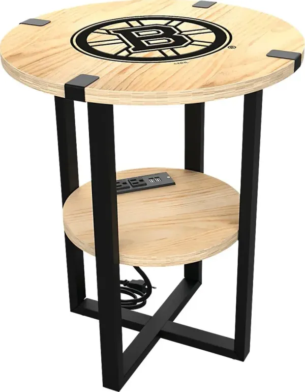 Boston Bruins Side Table