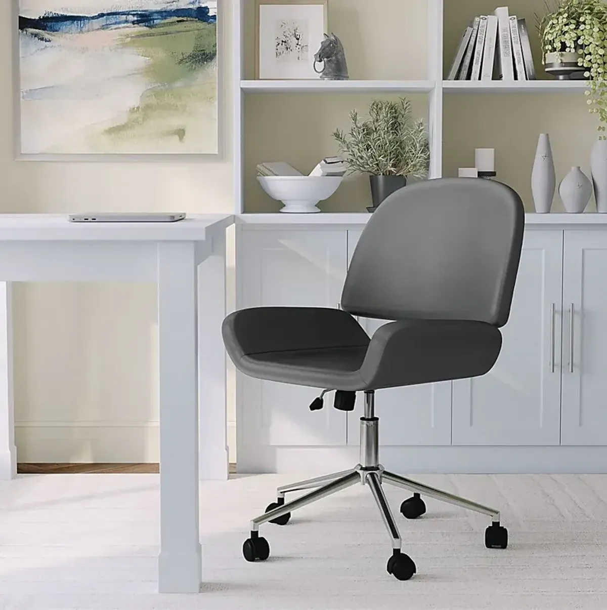 Emshoff Gray Office Chair