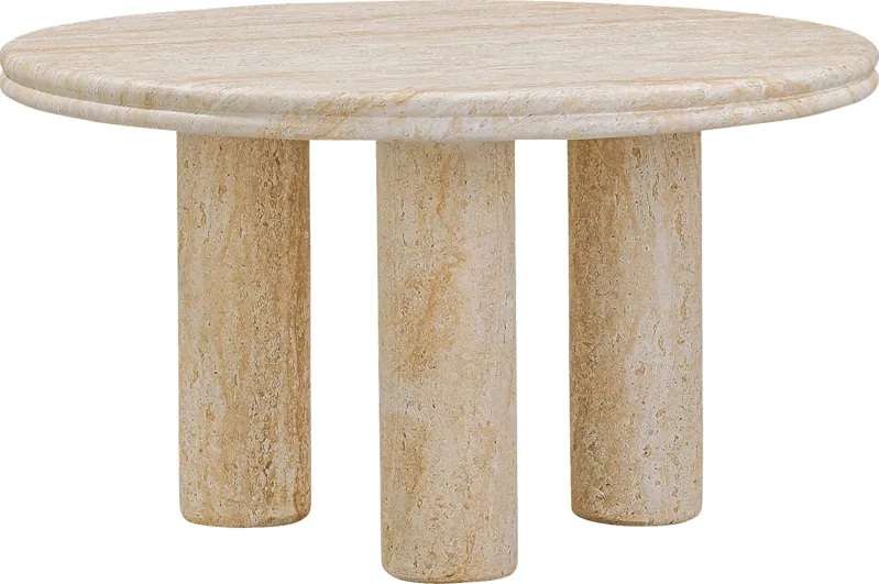 Cloverprises I Light Brown Cocktail Table