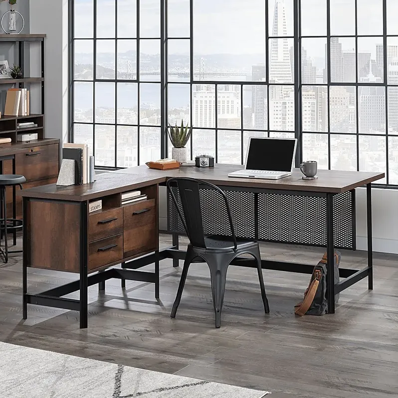 Becado Brown L Desk