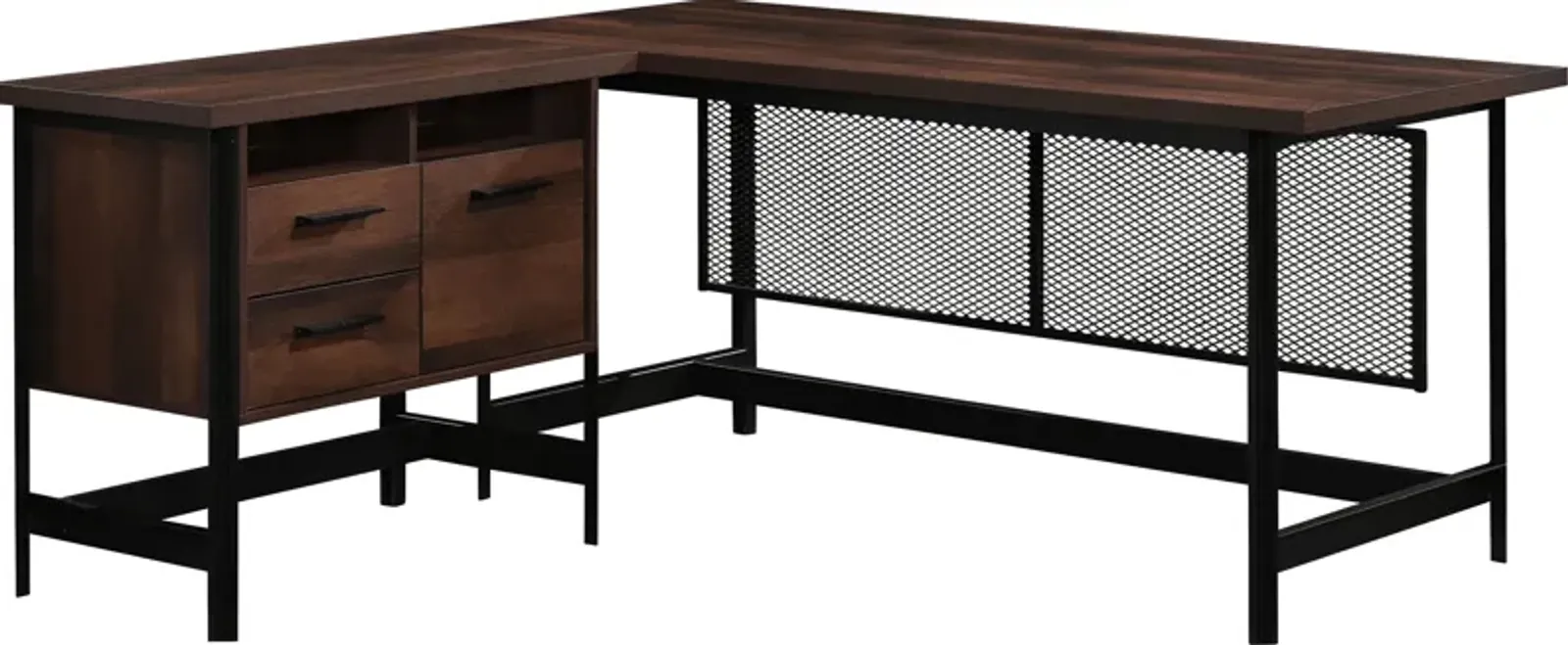 Becado Brown L Desk