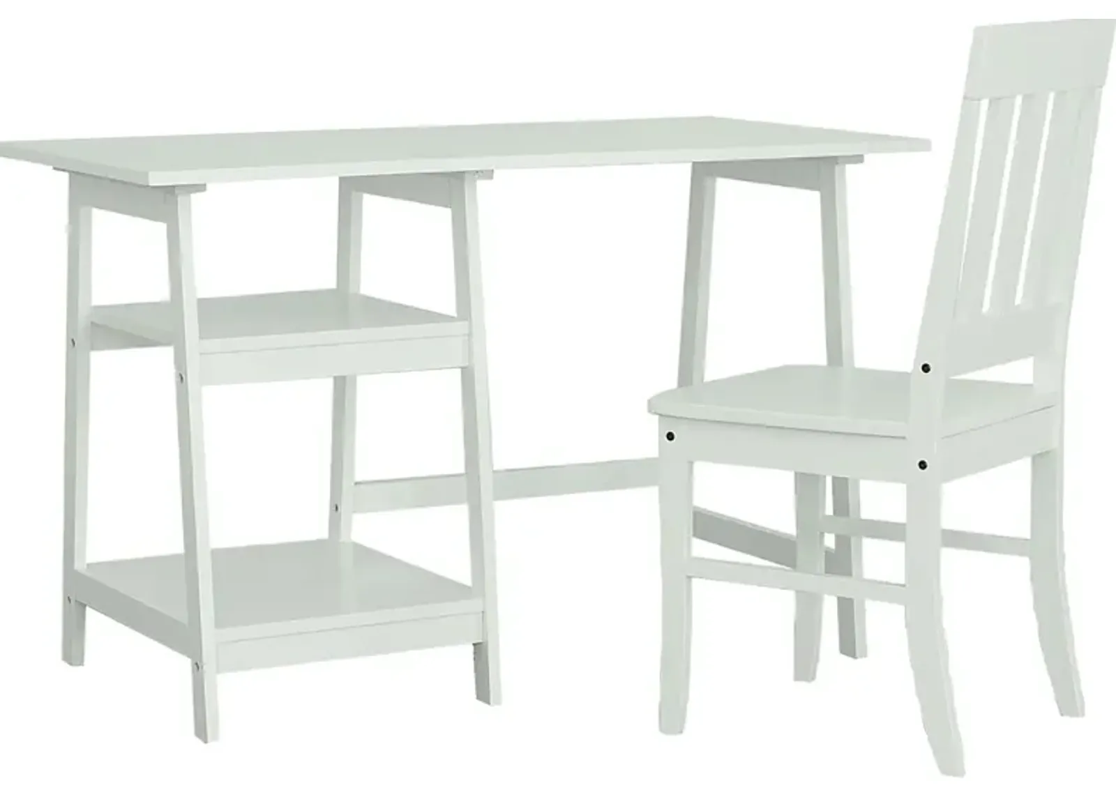 Armentrout White Desk with Chair