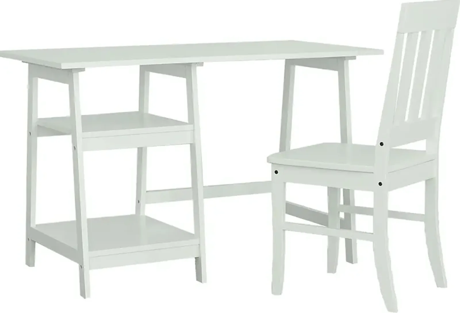 Armentrout White Desk with Chair