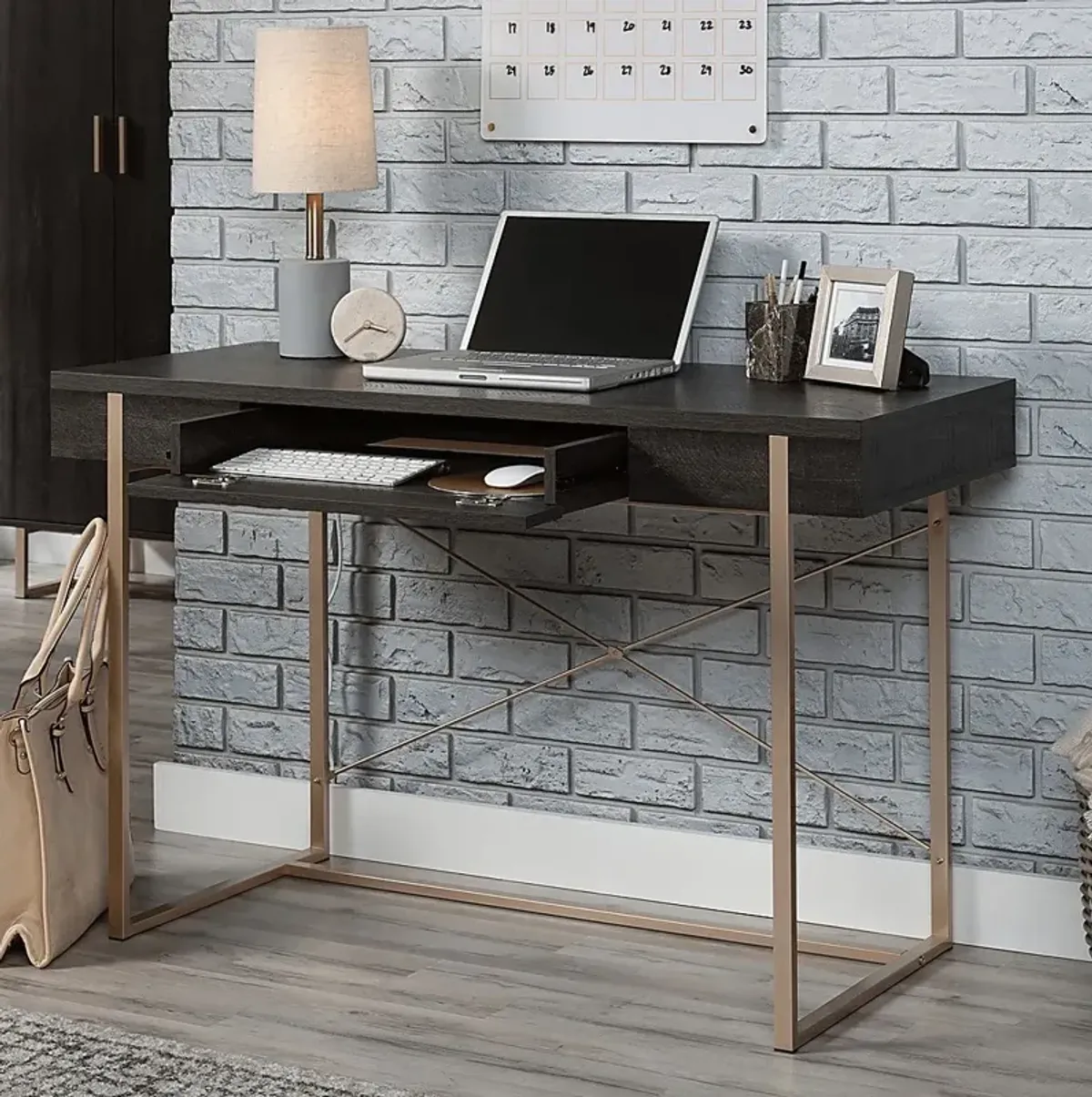 Betanray Dark Brown Desk