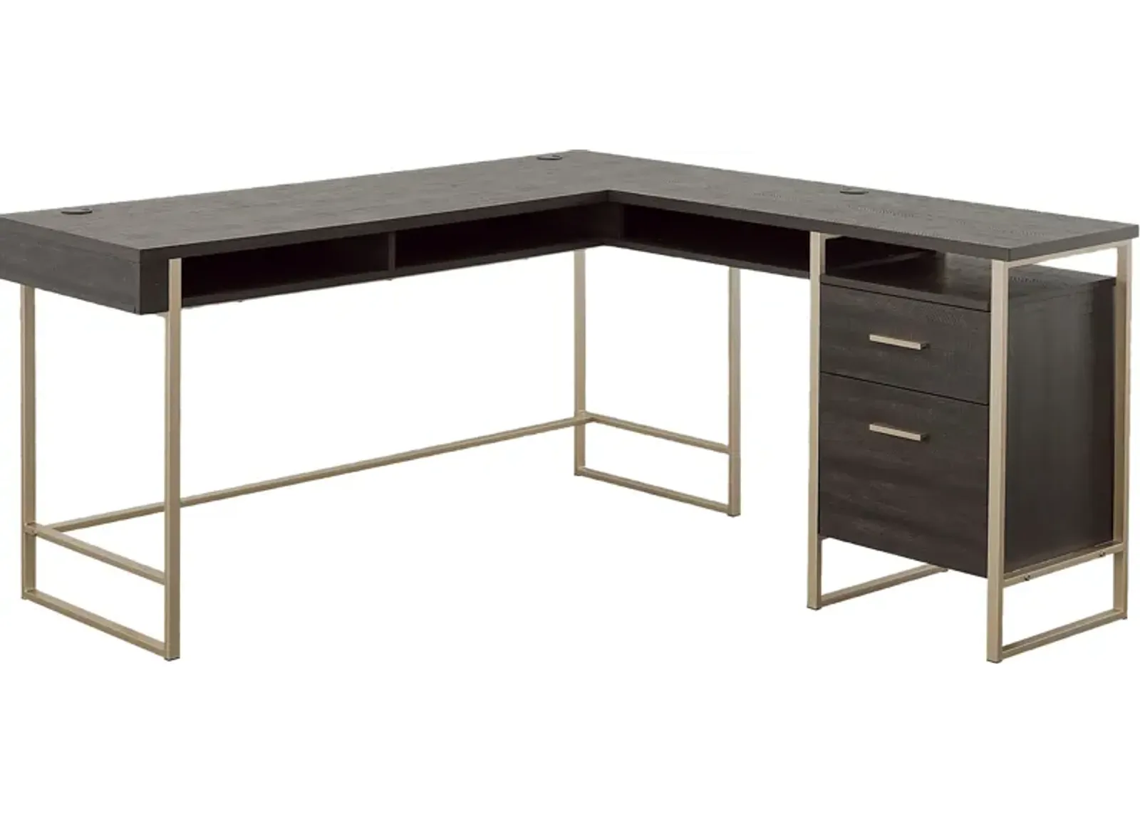 Betanray Dark Brown L-Desk