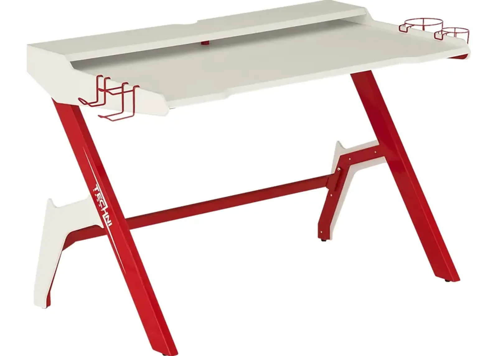 Russuo Red/White Gaming Desk