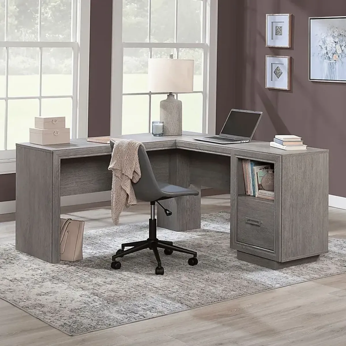 Jolicoeur Gray L-Desk